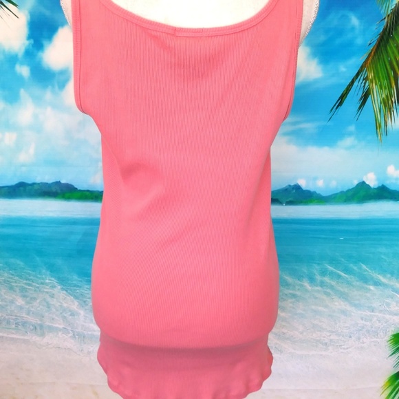 Bath & Body Works Pink Ribbed Tank L/XL - Picture 5 of 7